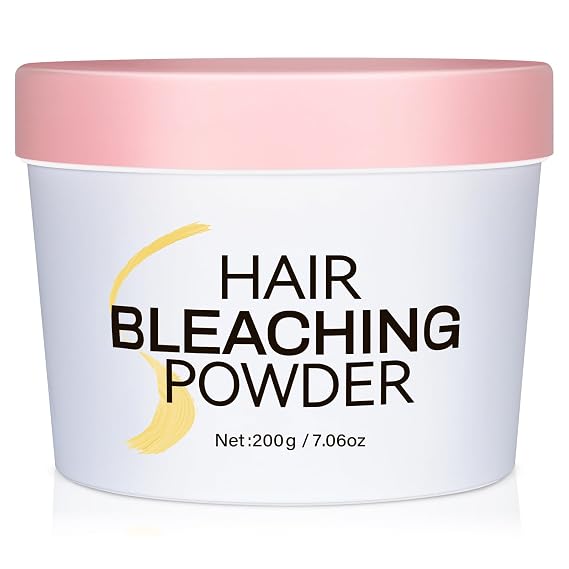 Hair Bleach Powder, Professional Lightening Bleach for Hair, Lift Up to 8 Levels for Hair Highlights & Lightening (200g/7.06oz)