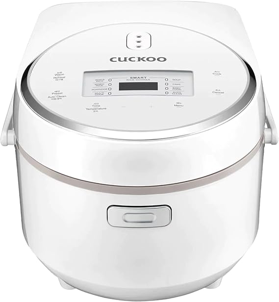 CUCKOO Micom Fuzzy Logic Rice Cooker, 16 Cup, White CR-0810F