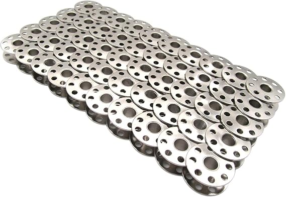 CKPSMS Brand - #B9117-012-000W=270010W Industrial Sewing Machine Steel BOBBINS Compatible with CONSEW JUKI Brother (50PCS)