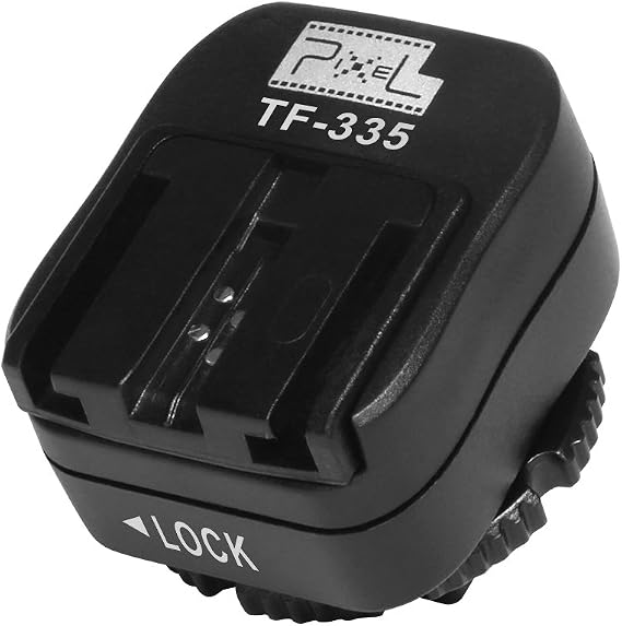 Pixel TF-335 Hot Shoe Mount TTL Hot Shoe Adapter for Sony Cameras A7 A7S A7SII A7R A7RII A7II NEX6 RX1 RX1R RX10 RX100II HX50 A6000 A6300 and Sony Flash Speedlite HVLF58AM HVLF56AM MINOLTA 5600HS