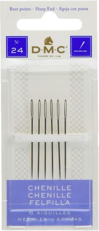 DMC Chenille Hand Needles, Size 24 6/Pkg