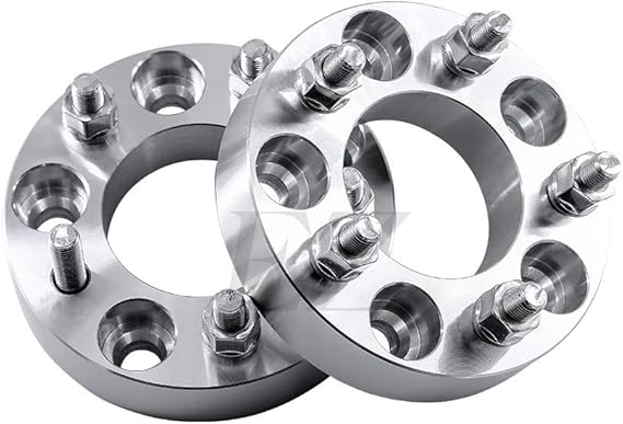 ezaccessory 2 Wheel Adapters 5x5.5 to 5x150 (5x139.7 to 5x150) 14x1.5 Studs Thickness 1.25 Inch