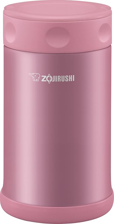 Zojirushi Stainless Steel Food Jar, 25-Ounce, Pink