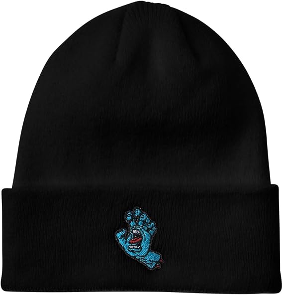 SANTA CRUZ Mens Hat Screaming Hand Beanie Long Shoreman