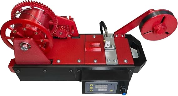 3D Printer Extruders, Desktop 3D Printer Filament Extruder Machine 3D Recycled PET Filament Maker, Recycled PET Bottle Recycler From Pastic Bottles, For Families, Small Studios, DIY Makers(Red)