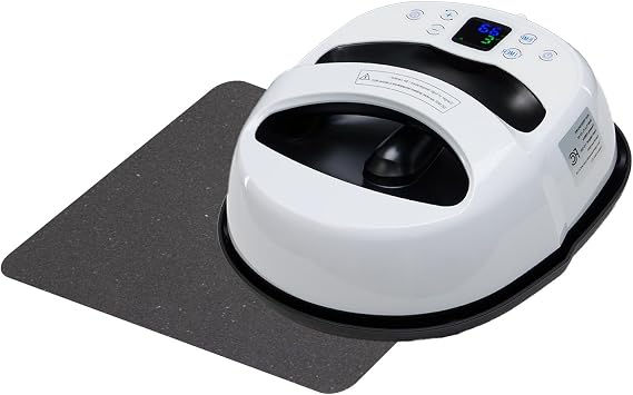 OLIXIS Heat Press Machine for T Shirts, Portable Easy Press Heat Transfer Machine with LCD Display, 32-450F Temp Control, Ideal for T-Shirts, Tote Bags, Baby Clothes, Decor & More