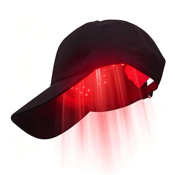 Laser Hair Growth Cap, Device with Red Light Therapy for Hair Growth, Works for All Hair Types and Adjustable for Women and Men