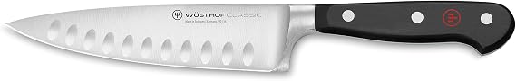 WUSTHOF Classic 6" Chef's Knife, Black, Stainless Steel