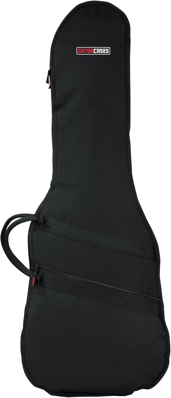 Gator Cases Foam Padded Electric Guitar Gig Bag, Fits Stratocaster and Telecaster Style Guitars up to 40.3" in Length (GBE-ELECT)