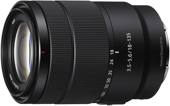 Sony High Magnification Zoom Lens E 18-135mm F3.5-5.6 OSS Sony E Mount for APS-C Format Exclusive SEL18135