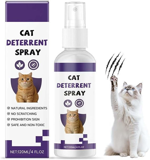 120ml Cat Anti-bite Spray, an Effective Solution for Protecting Furniture, Sofas, Plants, and Carpets from Cat Scratching, Suitable for Both Indoor and Outdoor Use