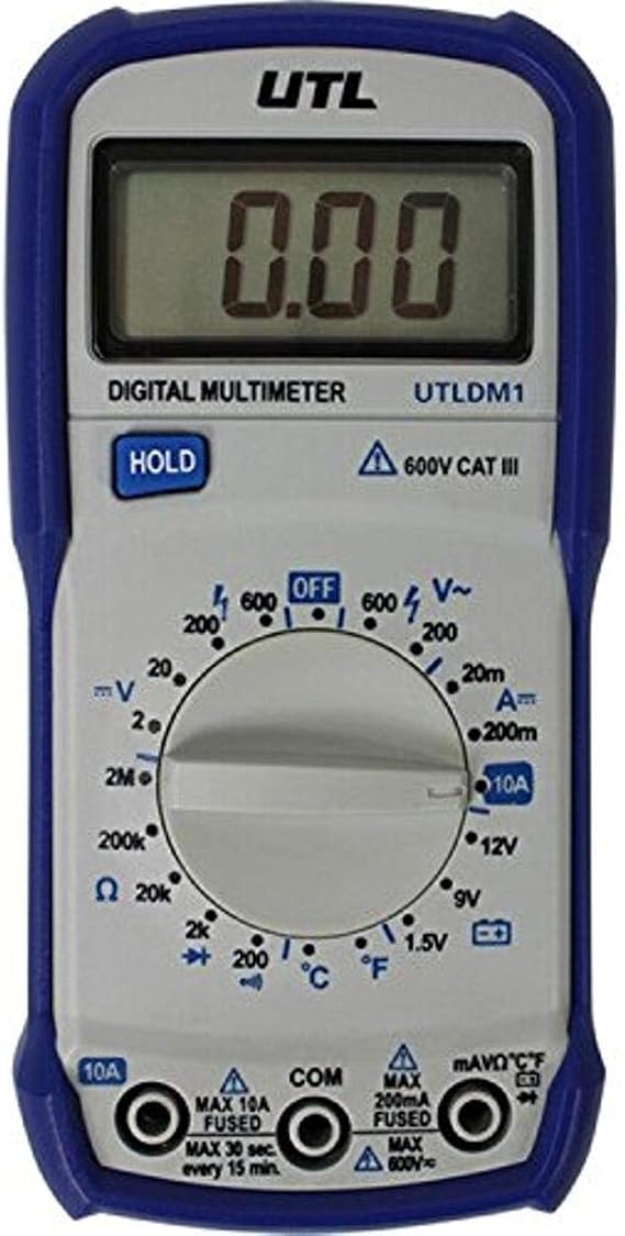 UEI Test Instruments UTLDM1 - 600V Manual Ranging Digital Multimeter with Temperature