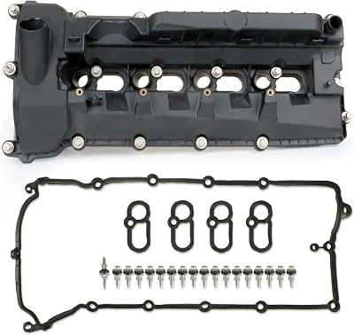 MITZONE Engine Valve Cover Left Side Compatible with 2010-2013 Land Rover LR4 2010-2019 Range Rover 2010-2019 Range Rover Sport 5.0L V8