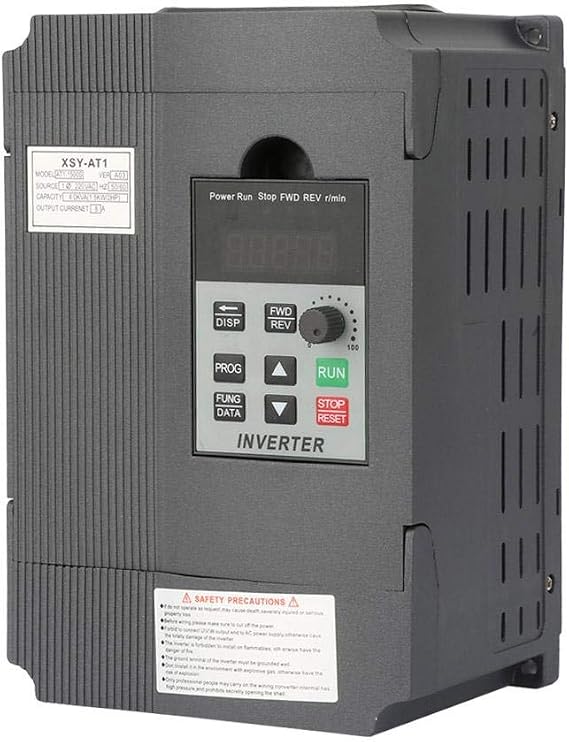 VFD,220V Universal Mini Single-Phase Variable Frequency Drive VFD Speed Controller for 3-Phase 1.5kW AC Motor Inverter
