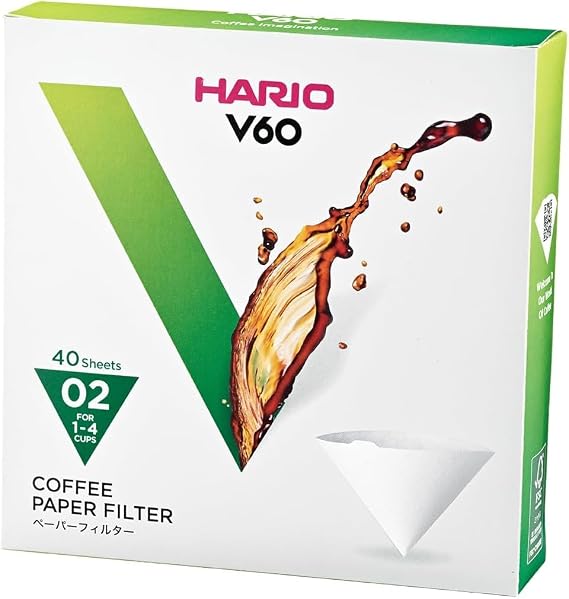 Hario V60 02 Dripper Filtresi (40 Adet)