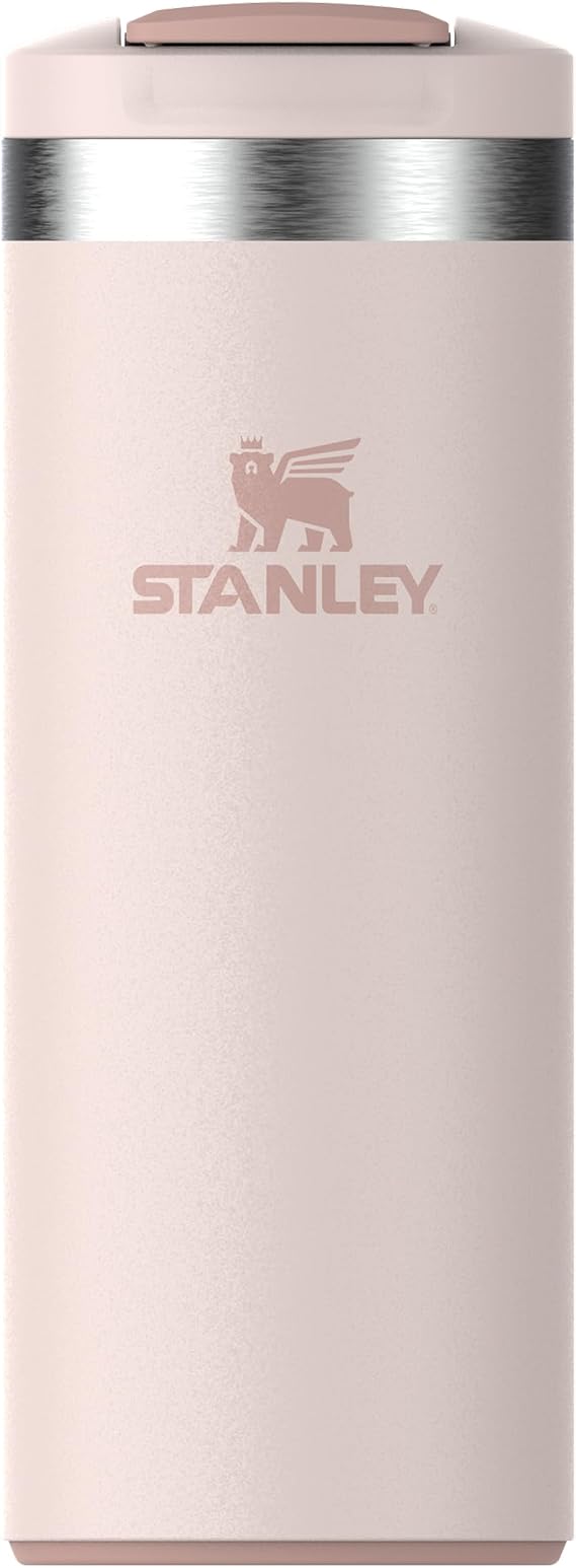 STANLEY The Transit FlipTop Mug Termos 0.35 Litre - Pembe Kuvars (Rose Quartz) | Paslanmaz Çelik