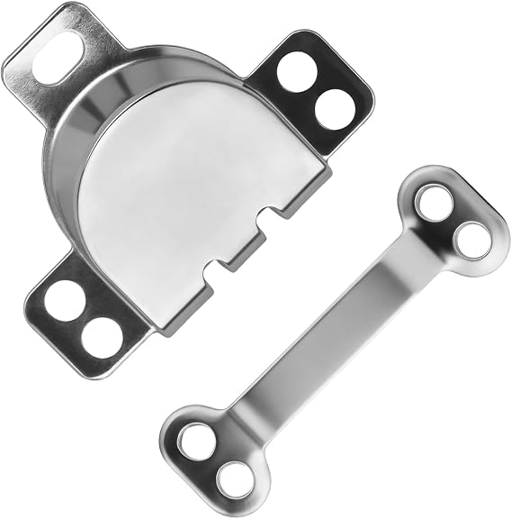 Card Holder 30 Set Premium Sewing Hook and Eye, Bar Closure Sewing Hooks for Pant Waist, Bra, Jeans, Trouser Skirt Hooks Stainless Steel Hook and