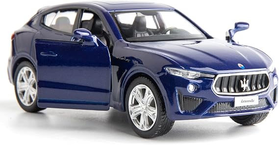 RMZ City 1:36 Scale for Diecasting Alloy Car Model Maserati Levante Toy Car, Pull Back Vehicles Toy Car for Toddlers Kids Boys Girls Gift Blue