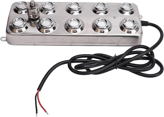 10 Head Ultrasonic Mist Maker Fogger, Atomizing Plate Pond Humidifier Available for Indoor/Outdoor Usage, Ideal for Pond, Humidifier, Terrariums, Vivariums, Greenhouse
