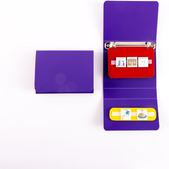 Mini PECS Communication Book (Purple)