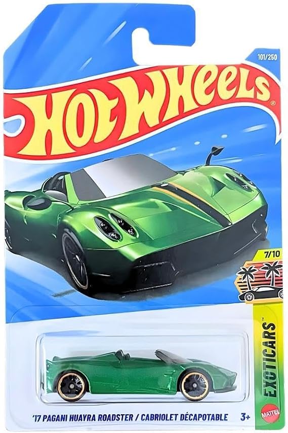 Hot Wheels Tekli Arabalar 17 PAGANI HUAYRA ROADSTER/CABRIOLET DECAPOTABLE (KISA KART) JJH99
