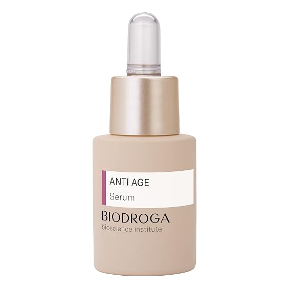 Biodroga Anti Age Serum (0.5 oz) Tightening, Smoothing, Anti Wrinkle, Lifting - with Instant Lift Complex & Q10 - NO Fragance, Colouring, Silicons, Mineral Oil, Parabens, Gluten, Lactose