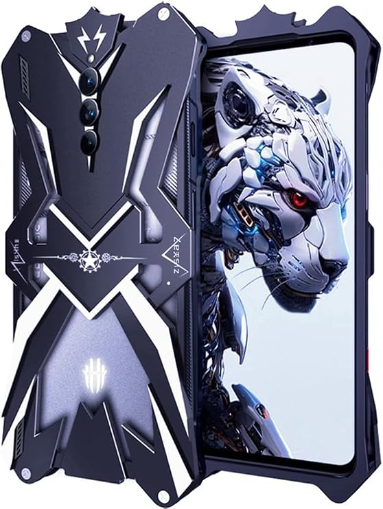 Metal Case for REDMAGIC 8S Pro Phone Case for Nubia Red Magic 8S Pro Metal Bezel Apple Phone Case Armor