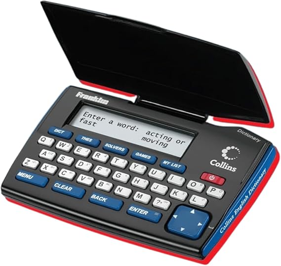 Franklin Collins English Digital Dictionary Express Edition - Your Language Companion with Thesaurus, Games, Converters with Synonyms and Antonyms - Electronic
