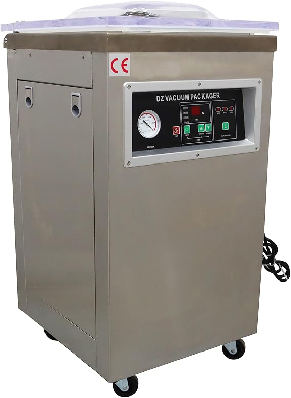 INTSUPERMAI DZ-400 Single Chamber Vacuum Packaging Machine Microcomputer Operation Panel Vacuum Sealing Machine Packaging Sealer 110V