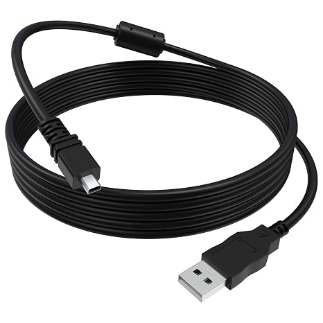 I-USB7 Camera USB Cable Data Transfer Cord Compatible with Pentax Optio Digital Cameras K100D, K200D, E30, E40, E50, E60, E75, E80, L20, L50, MX, P70, P80, S, S4, S40, T20, V10, W10, W20, W30, 50L