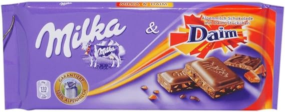 German Milka Daim With Bits of Daim - 1 x 100 g