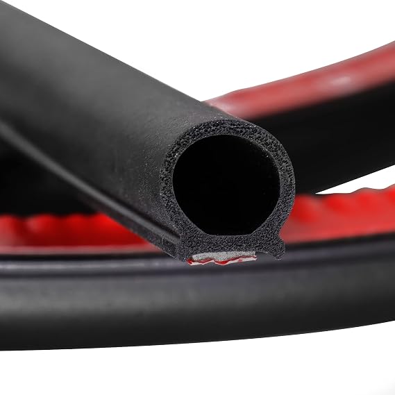 3/4"3/4" D-Shape Weather Stripping 6.5FT Heavy Duty Seal Strip