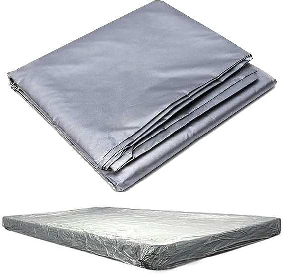 Pool Table Cover 12FT Snooker Billiard Pool Table Maintaining Water-Proof Silver Color PVC Cloth Cover Tool(7ft)