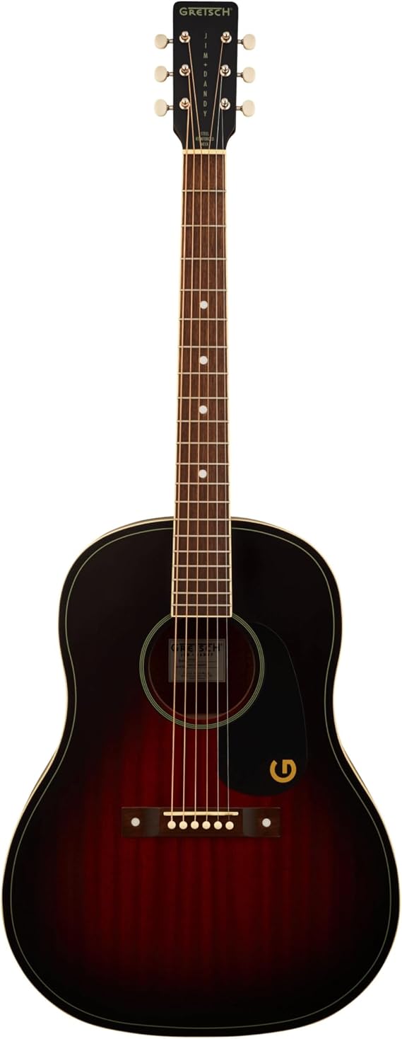 Gretsch Jim Dandy Dreadnought Acoustic Guitar - Deep Cherry Burst