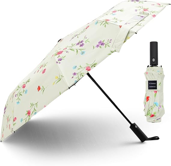 UPF 50+ UV Umbrellas For Sun Protection Compact Travel Folding Sun Umbrella UV Protection Auto Open Close