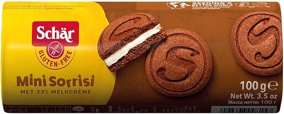 Schar Mini Sorrisi Glutensiz Kaymaklı Çikolatalı Bisküvi 100 gr