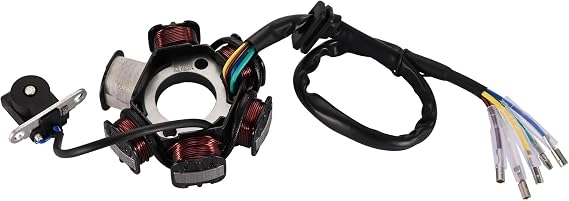 GOOFIT 6-Coil Magneto Stator Ignition Generator for GY6 50cc 70cc 90cc 110cc 125cc Moped ATV Dirt Bike
