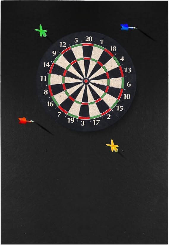 Dart Board Wall Protectors, 36" H X 24" W X 0.5" Thickness, Felt Wall Tiles Dart Board Wall Surround Protector, Cork Board Alternative