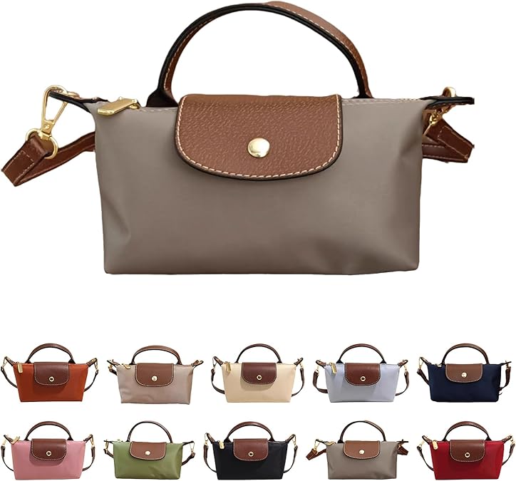Mini Crossbody Bag for Women - Adjustable Strap Shoulder Purse, Small Spacious Tote with Zipper Pockets for Phone Wallet Keys