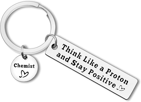 Chemist Gift Chemist Keychain Chemistry Science Chemist Teacher Jewelry Graduation Gift Science Chemistry Lovers Gifts Inspirational Gift for Scientist Christmas Birthday Gift for Coworker Student