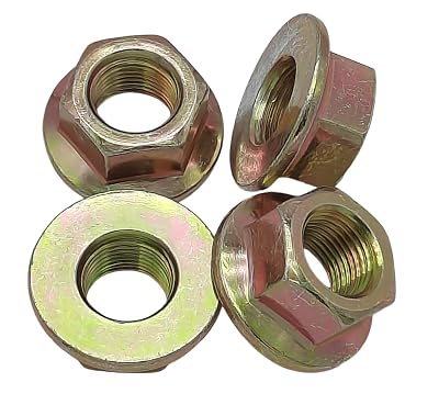 Sootim Replacement 712-05134 912-0417 712-0417 912-0417A 712-0417A 712-0417AP 753-05549 9120417 7120417 Hex Flange Lock Nut Fits Cu-Ca Ze-Tu Tr-B Lawn Tractor Snowblower4Pack