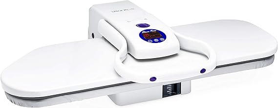 SpeedyPress Oversize Pressing Iron/Steam Press | Ultra XL Electronic Iron Press w/ 100LBs. of Pressing Pressure for Home/Business | Multiple Steam Functions & Temp Settings, Large Pressing Surface