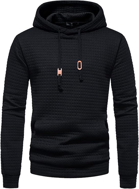 Mens Fashion Hoodies Sweatshirt Casual Long Sleeve Hooded Sweaters Pullover Winter Clothes for Men with Pocket
