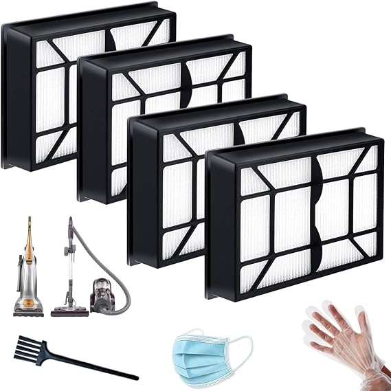 NKA 4Pack EF-9 53296 HEPA Media Filter for Kenmore Vacuum, Washable