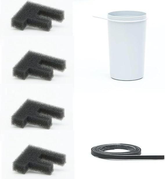 Kitchen Mill - Replacement Parts Kit (4x F-Filters, 1x Mill Gasket, 1x Cyclone Cup)
