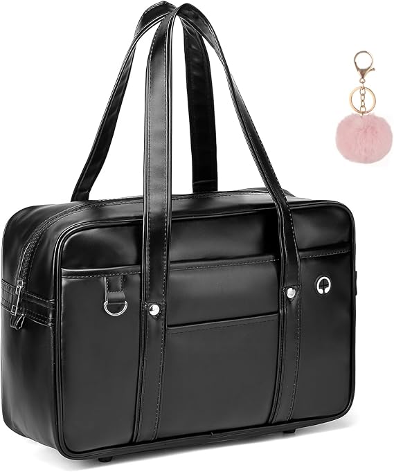 Chillpaper Japanese School Shoulder Bag Tote Faux Leather
