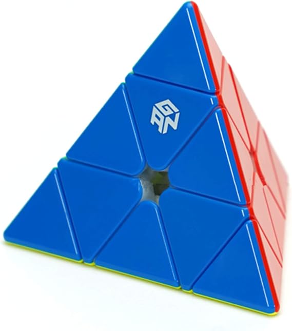 Cuberspeed GAN Pyramid M stickerless Core Positioning Standard Edition Triangle Speed Cube gan Pyramid 36 Magnets