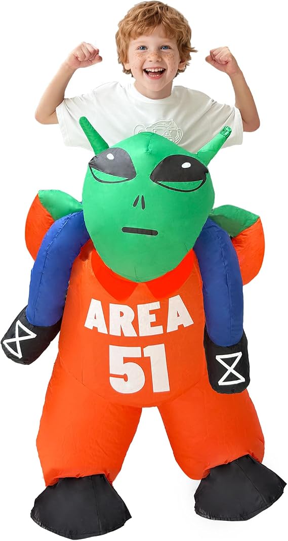 Camlinbo Halloween Inflatable Alien Costume for Kids Cosplay Party | Cosplay, Party Dress Up, Halloween Alien Theme Costume
