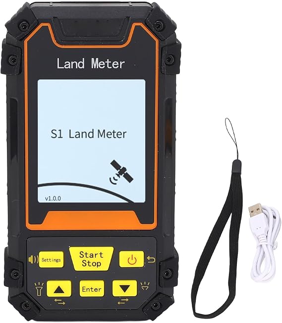 Handheld Land Survey Meter GPS GNSS Land Tester with 2.4 Inch Screen for Farmland Area Distance Measurement