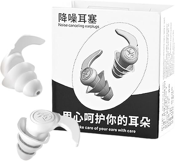 Noise Cancelling Earplugs - Soft Sleep airbudss, Quiet Sound Barriersearplug | Sleeping Noise Cancelling Reusable, Ergonomic Fit Design Reusable Filters,Hearing Protection Devices for Concerts Resting